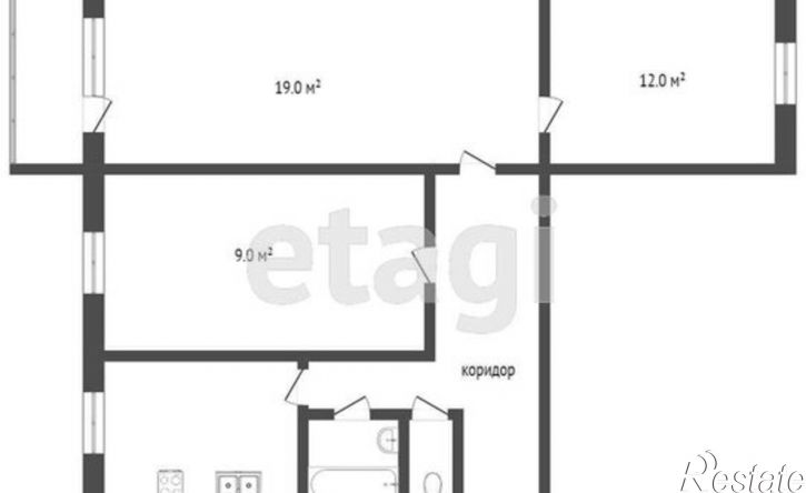 3-комн квартира ул Туманова, 22а,  д. 22а
