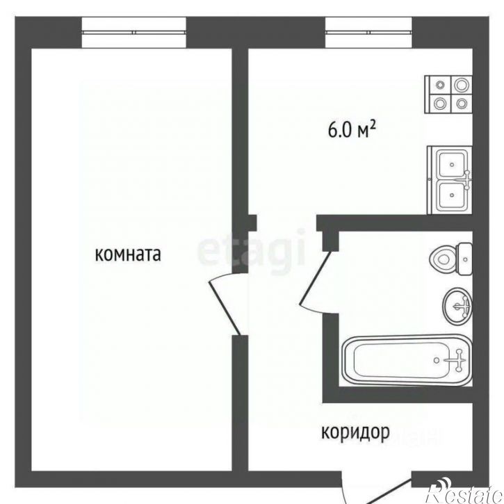 1-комн квартира улица Слепнёва, 20,  д. 20