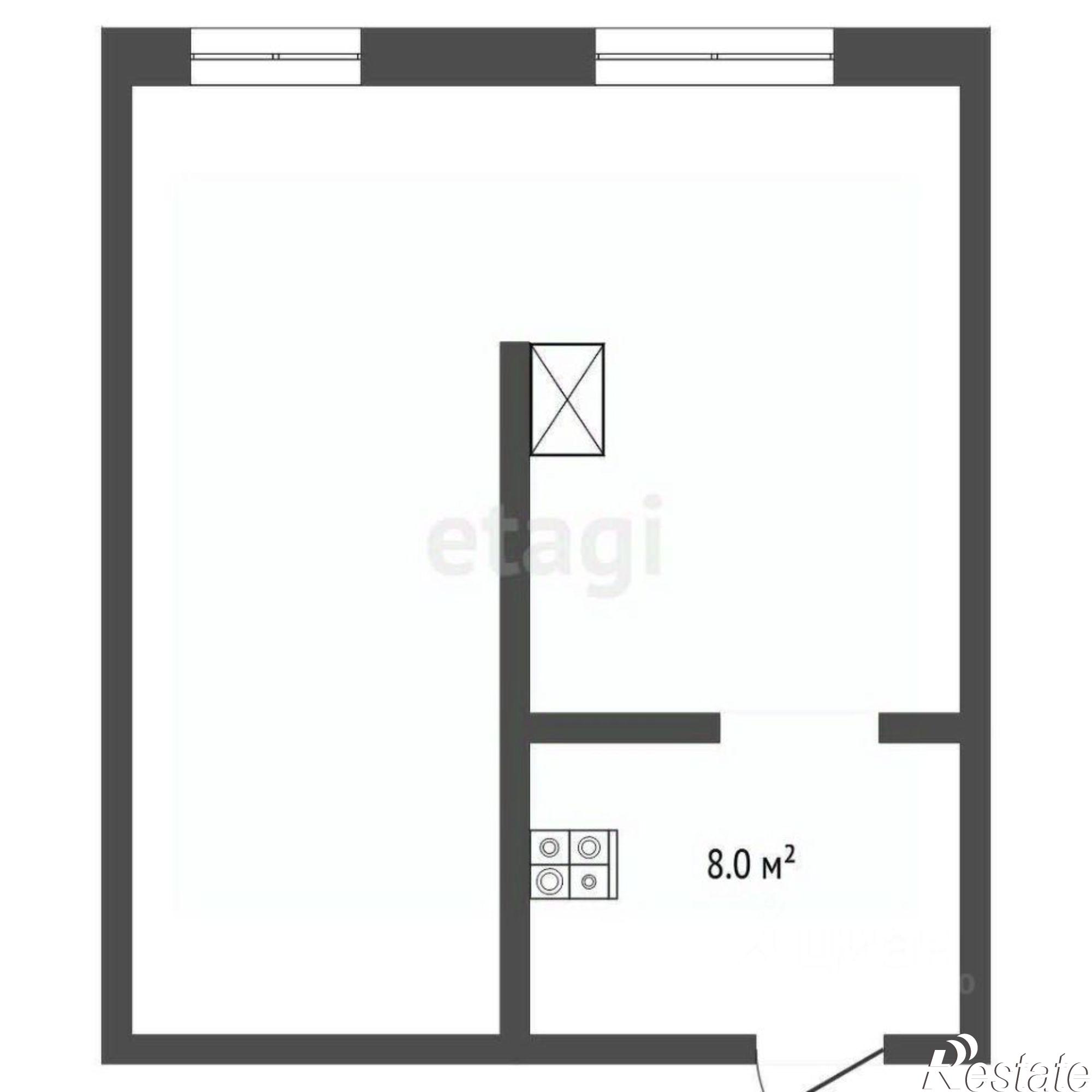 Купить квартиру за 2 350 000 рублей на Республиканский проезд, 5
