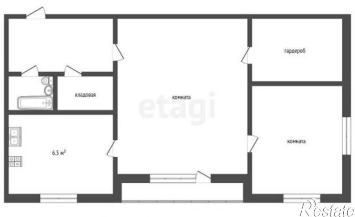 2-комн квартира улица Чкалова, 66А,  д. 66А