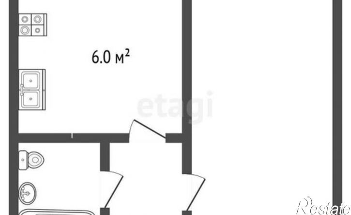 1-комн квартира улица Серго Орджоникидзе, 29,  д. 29