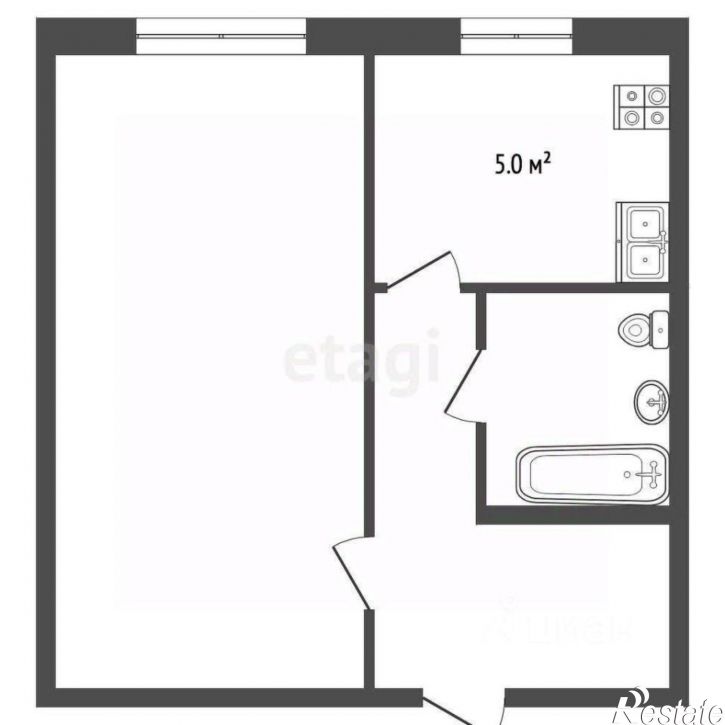 1-комн квартира Алмазная улица, 1 к2,  д. 1 к2