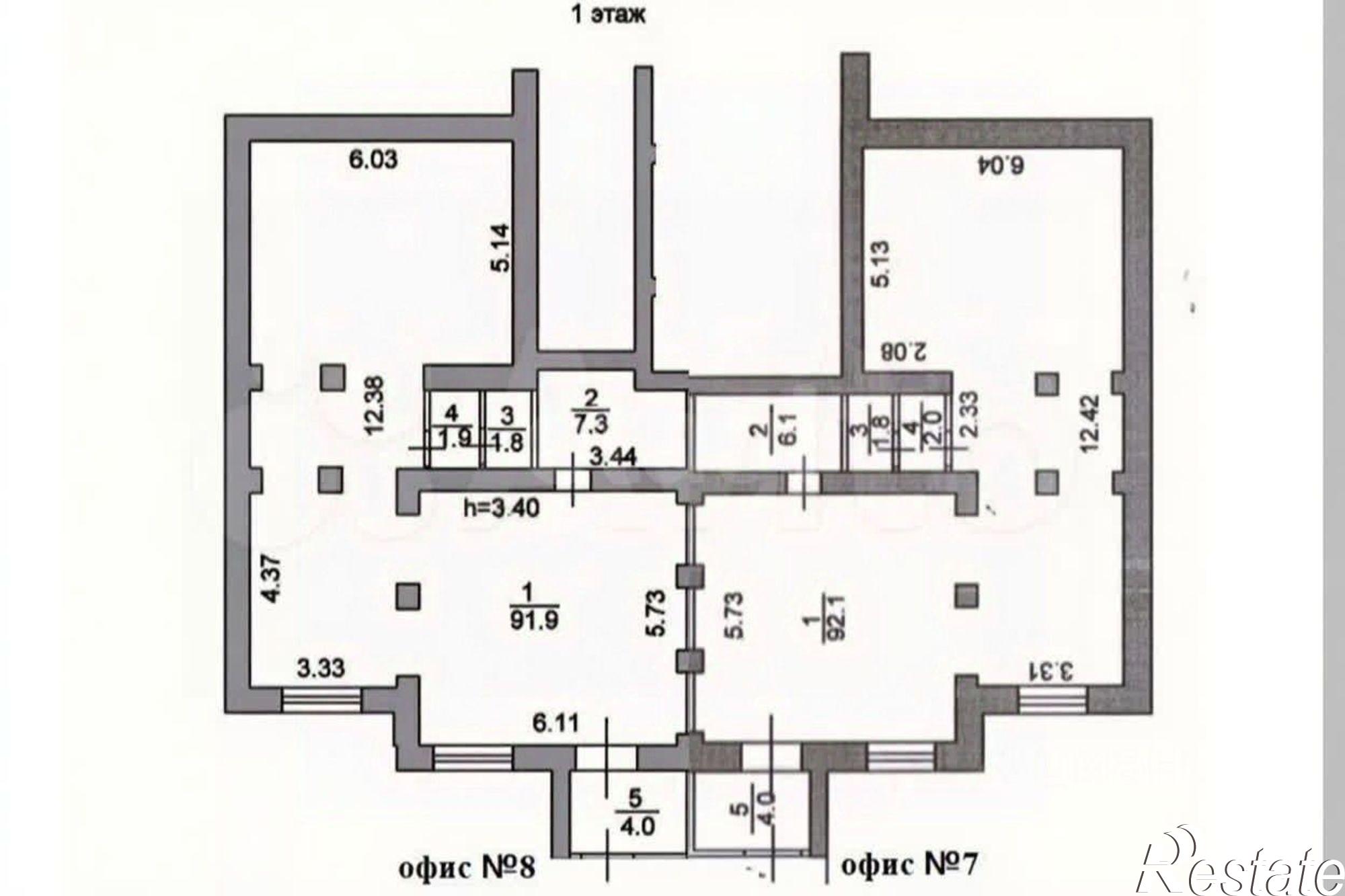 Купить торговое помещение за 22 415 100 рублей на Ленинградский проспект, 96/1