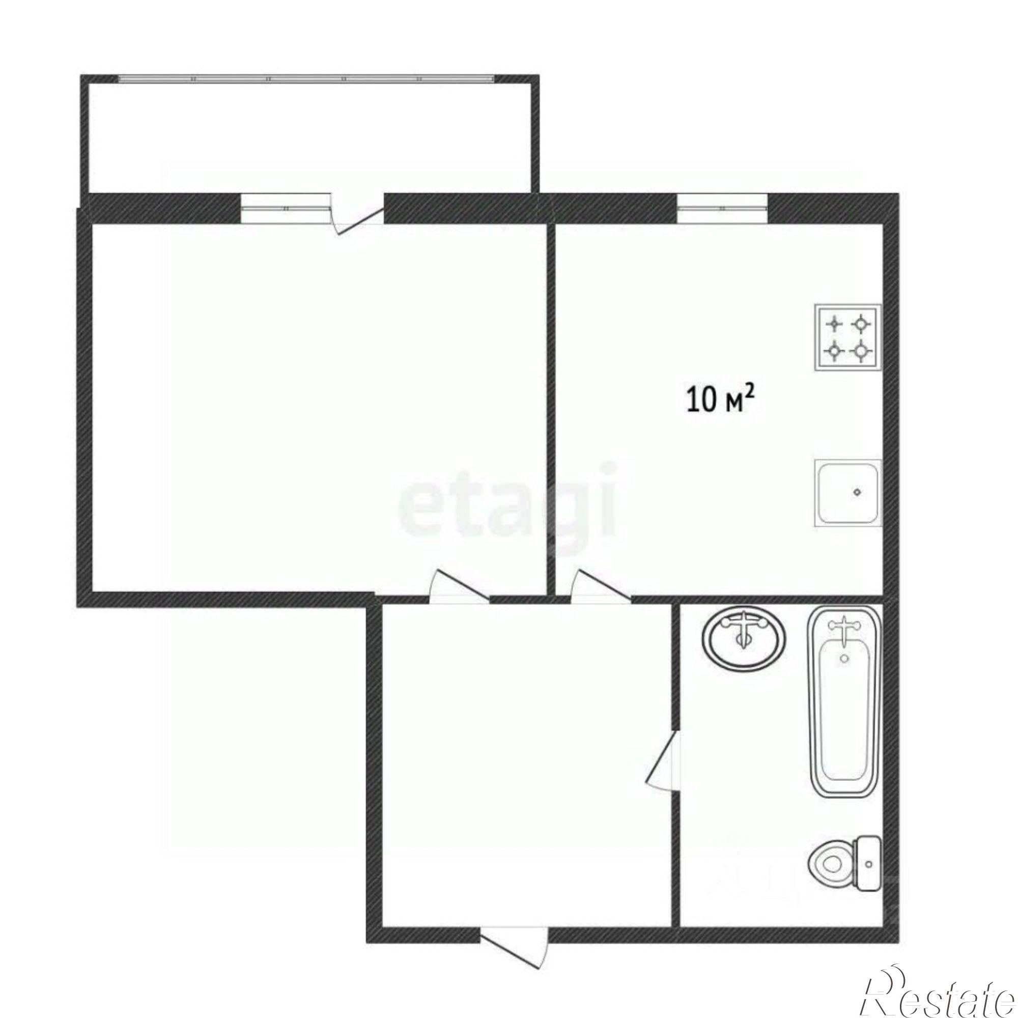 Купить квартиру за 5 500 000 рублей на 3-я Жилая улица, 9