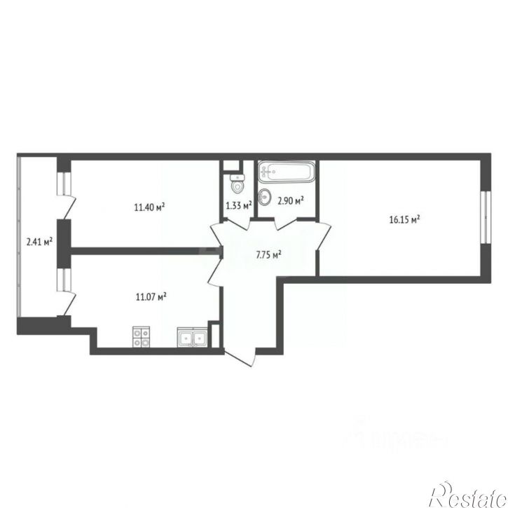 2-комн квартира улица Папанина, 33/26,  д. 33/26