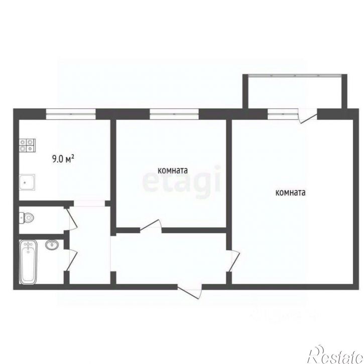 2-комн квартира улица Серго Орджоникидзе, 18,  д. 18