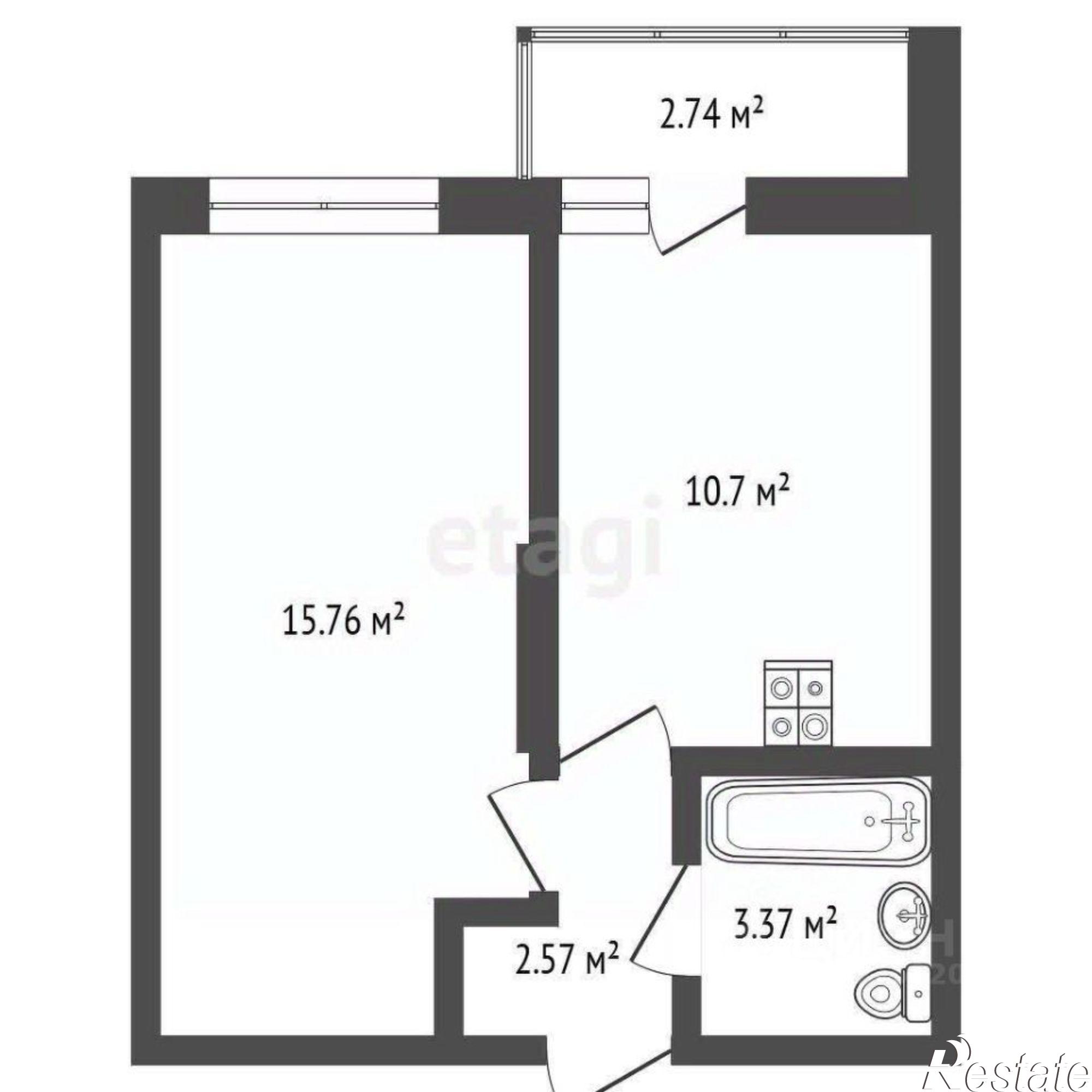 Купить квартиру за 3 208 150 рублей на Ленинградский проспект, 98/2