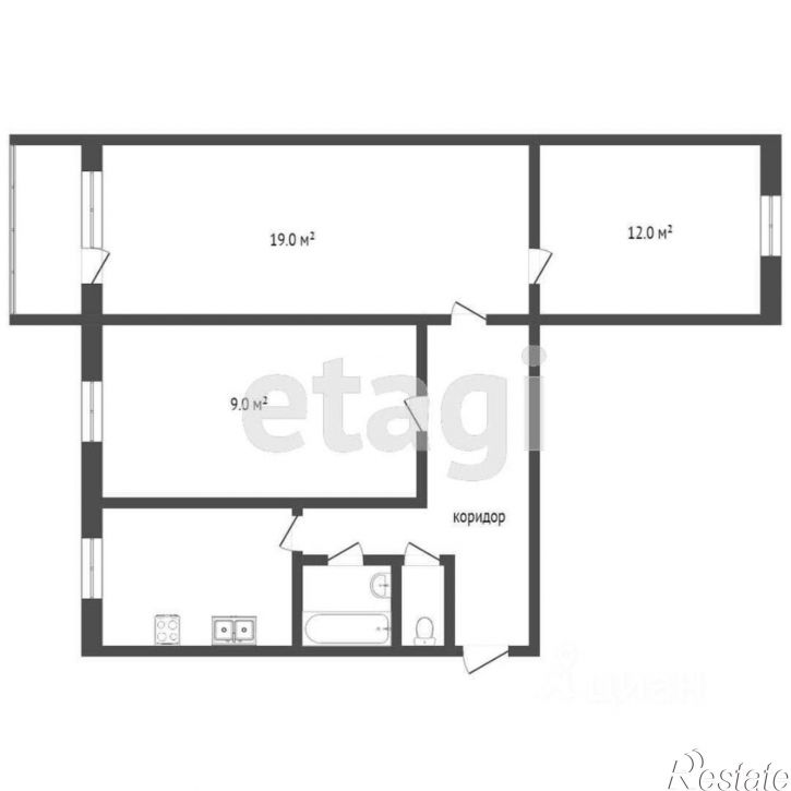 3-комн квартира улица Свердлова, 70,  д. 70