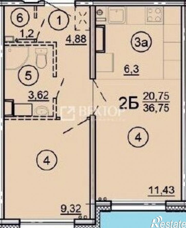 2-комн квартира Дядьковская улица, 16а,  д. 16а