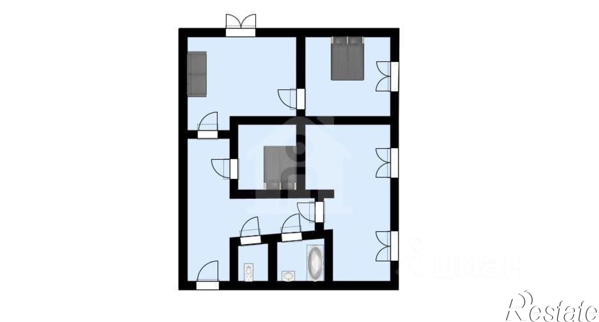 Купить квартиру за 3 800 000 рублей на улица Калинина, 23