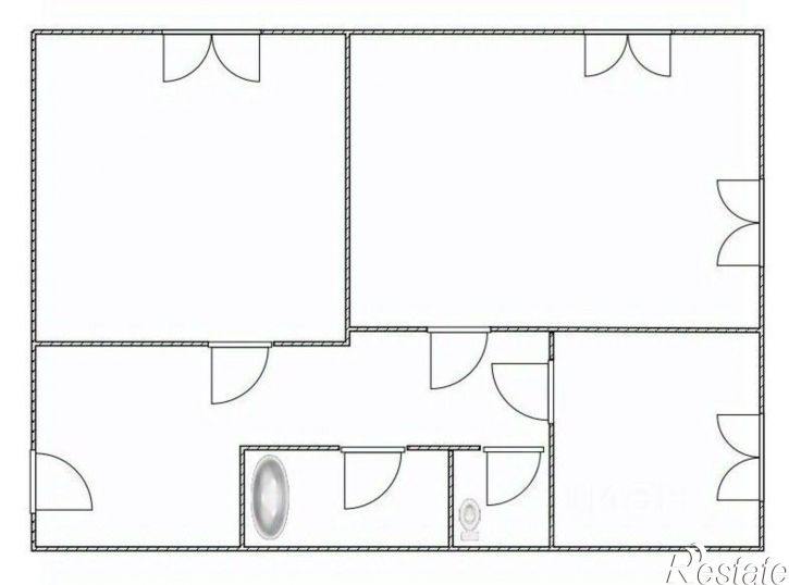 2-комн квартира проспект Октября, 60,  д. 60