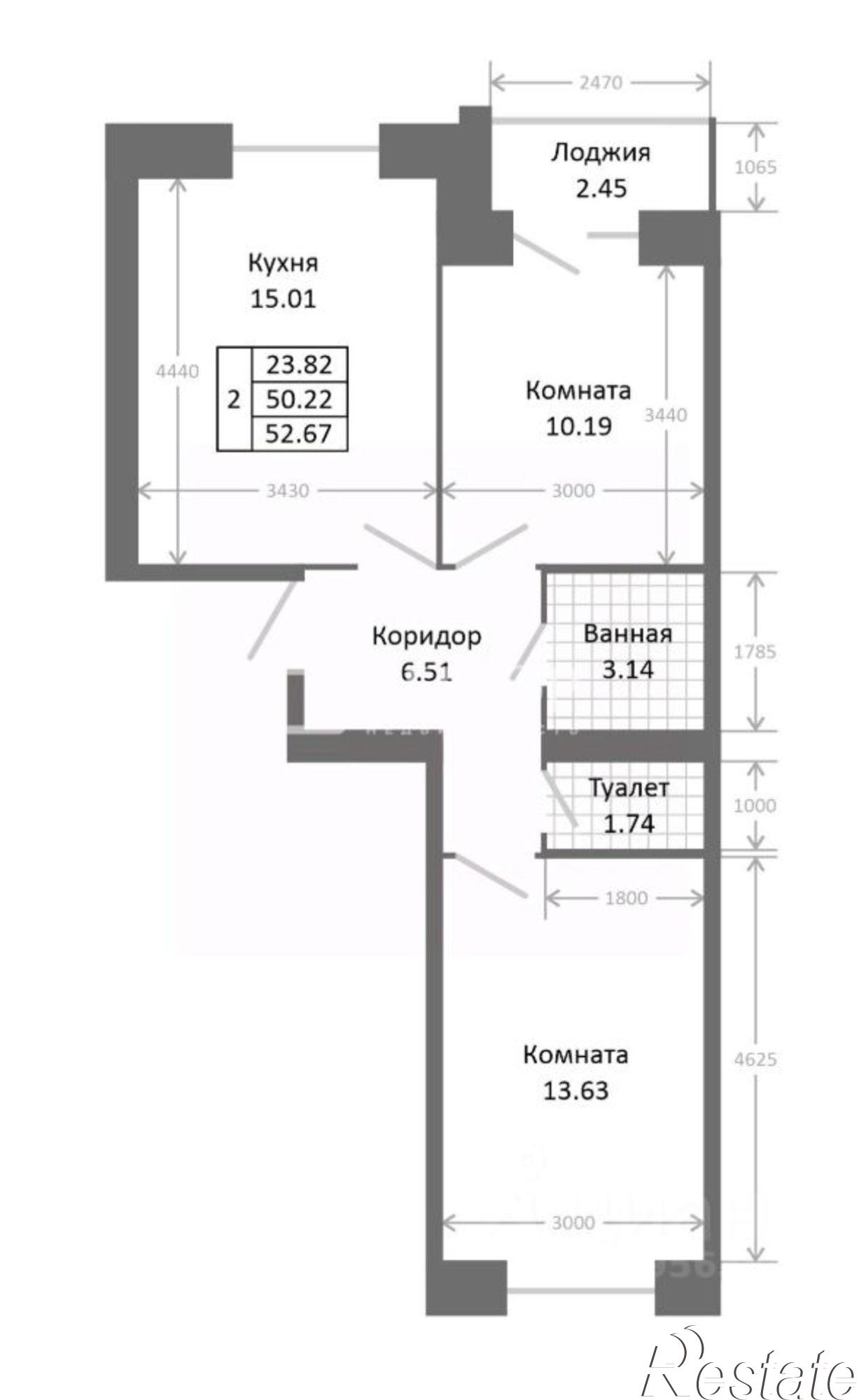 Купить квартиру за 5 800 000 рублей на Малая Норская улица, 3