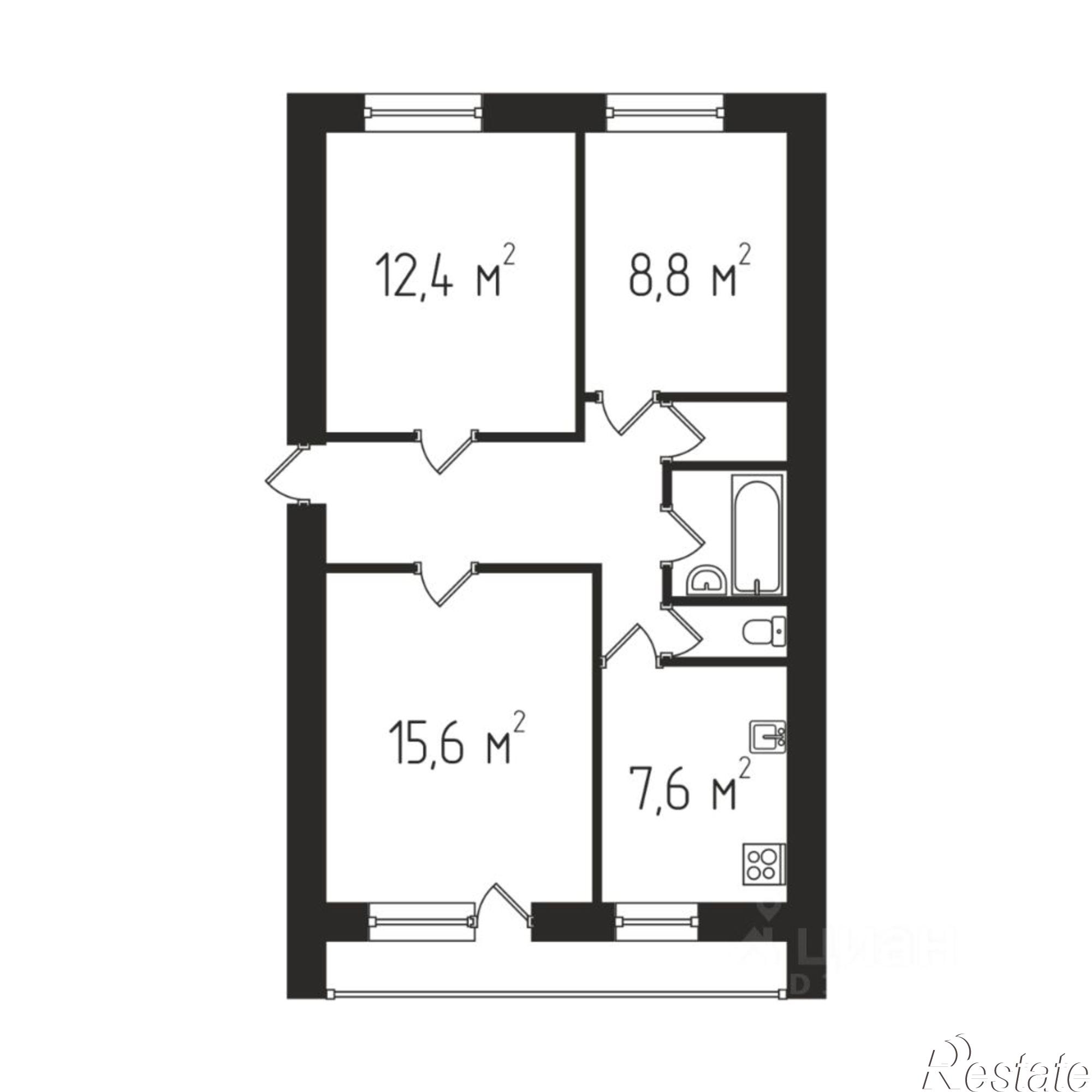 Купить квартиру за 5 250 000 рублей на улица Куропаткова, 14