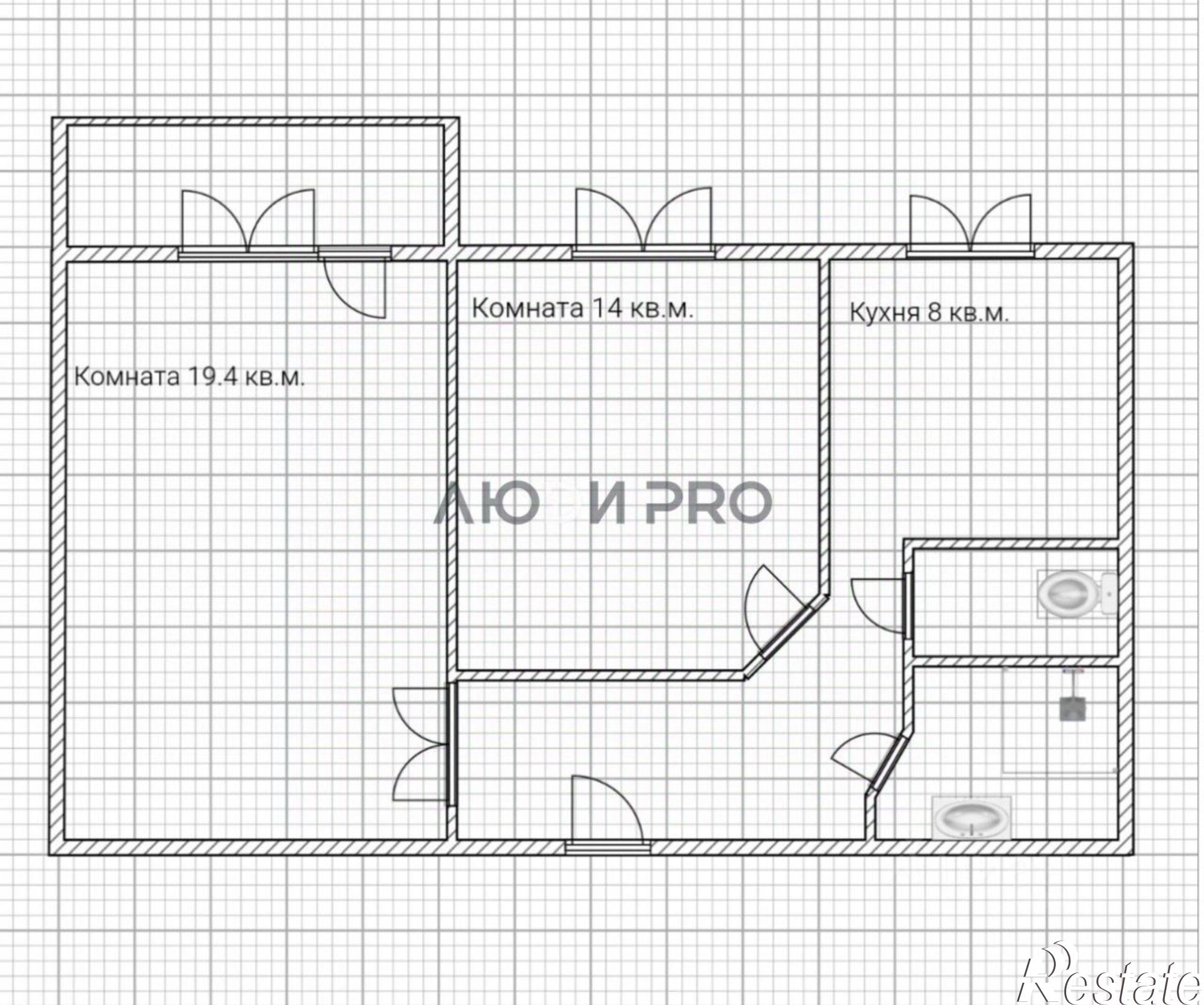 Купить квартиру за 4 600 000 рублей на улица Батова, 9