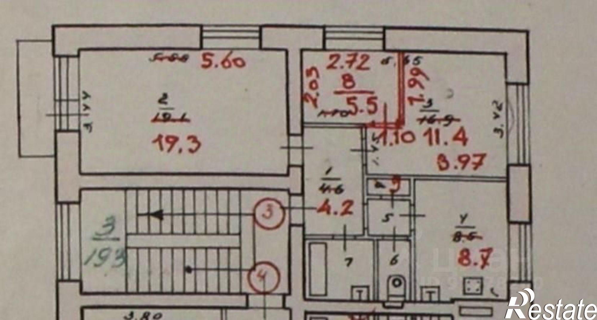Купить квартиру за 5 700 000 рублей на Большая Октябрьская улица, 83/10