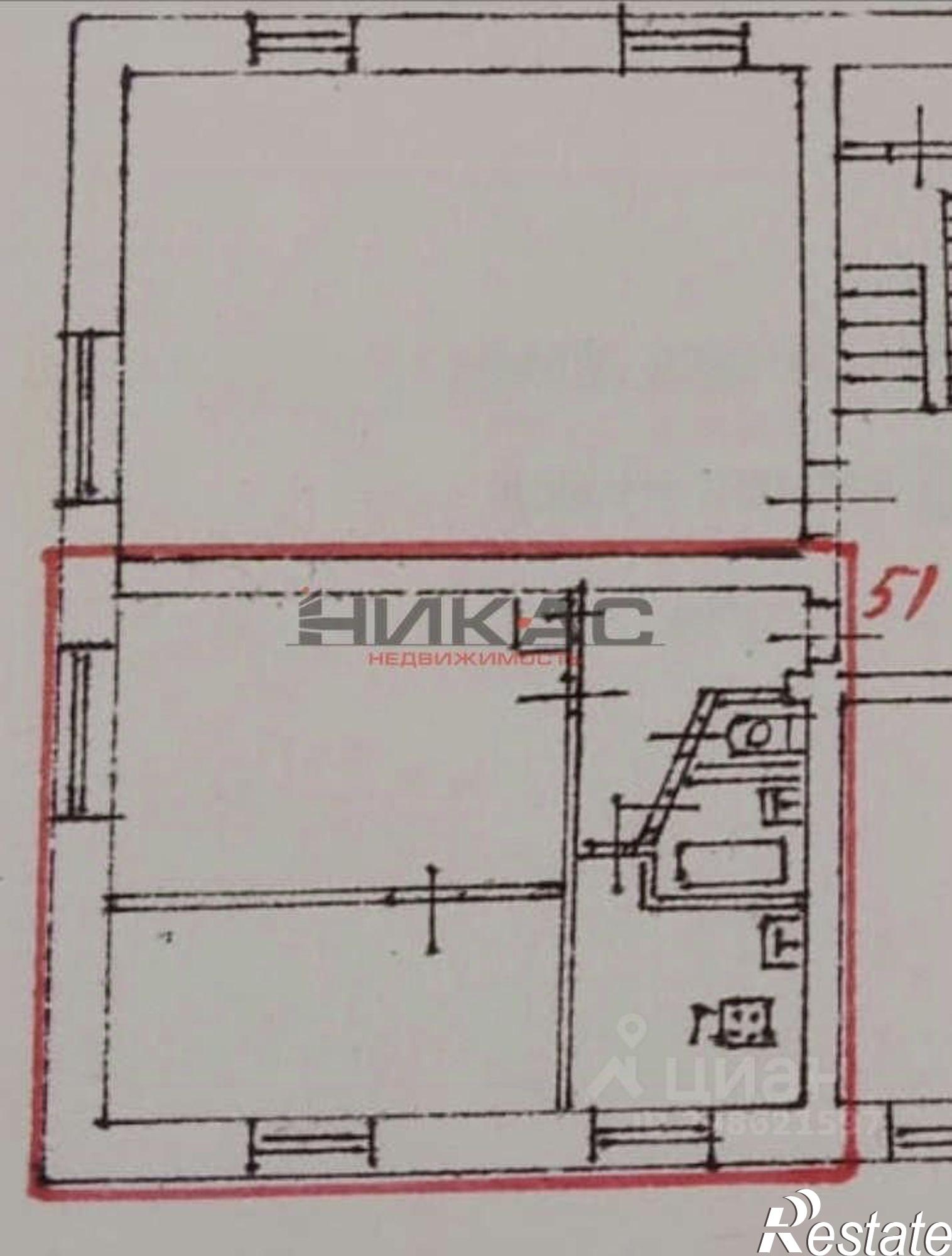 Купить квартиру за 3 100 000 рублей на Угличская улица, 46А