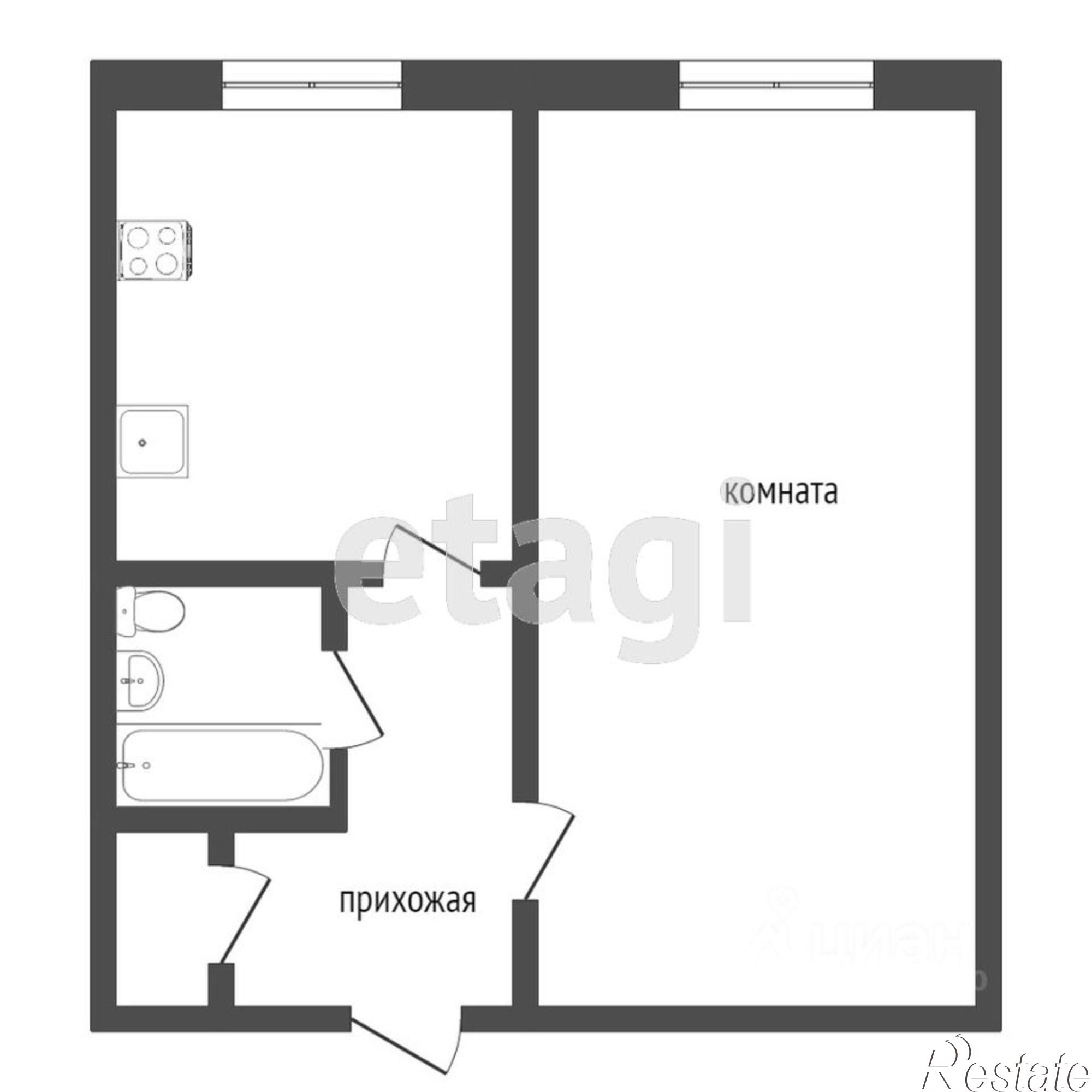 Купить квартиру за 2 470 000 рублей на улица Серго Орджоникидзе, 29