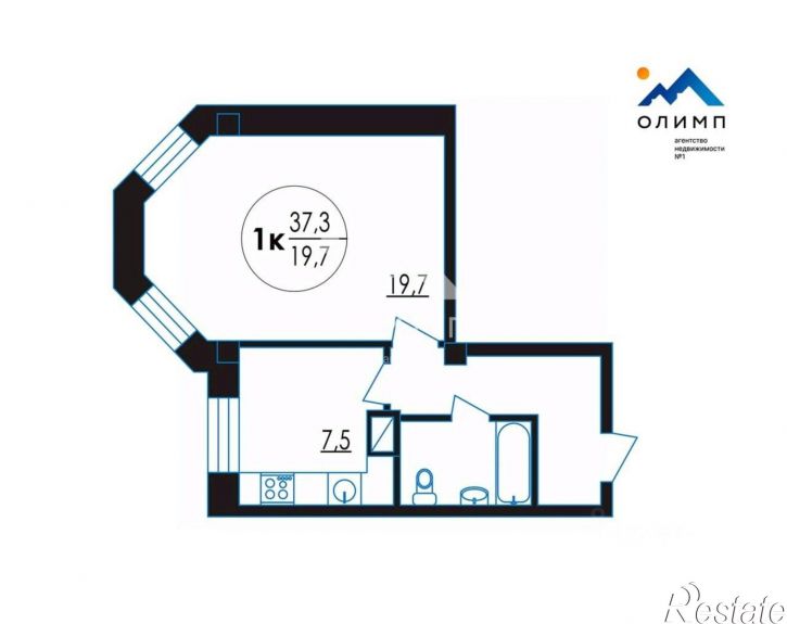 1-комн квартира пр-кт Машиностроителей, 17а,  д. 17а
