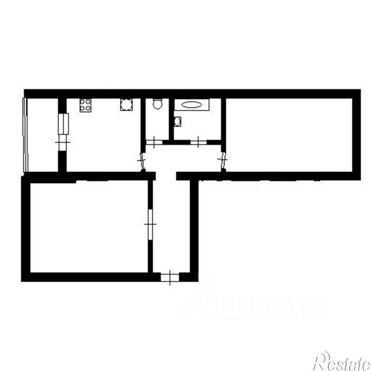 2-комн квартира Архангельский проезд, 3,  д. 3