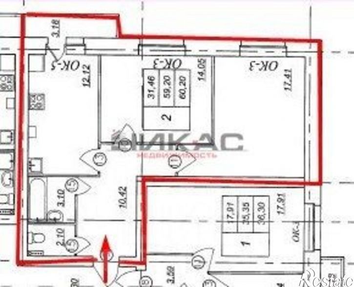 2-комн квартира ул Кавказская, 28,  д. 28