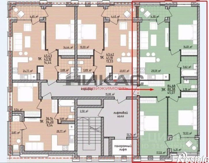 3-комн квартира улица Спасская,дом 6