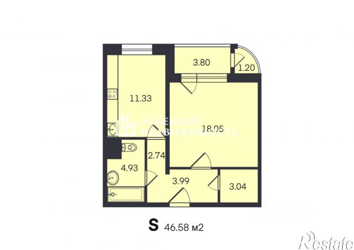 1-комн квартира улица Панина, 3 к6,  д. 3 к6