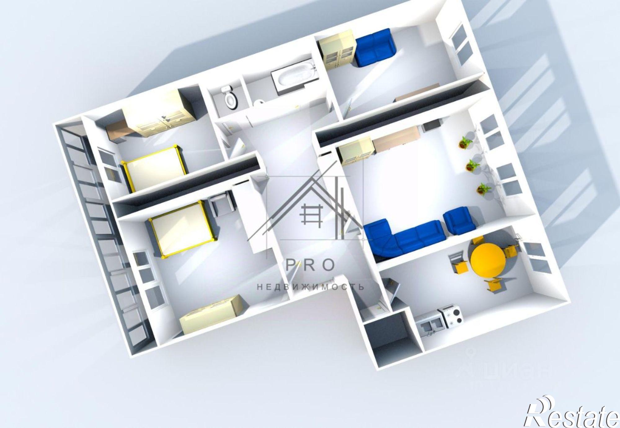 Купить квартиру за 4 800 000 рублей на Керамическая улица, 5