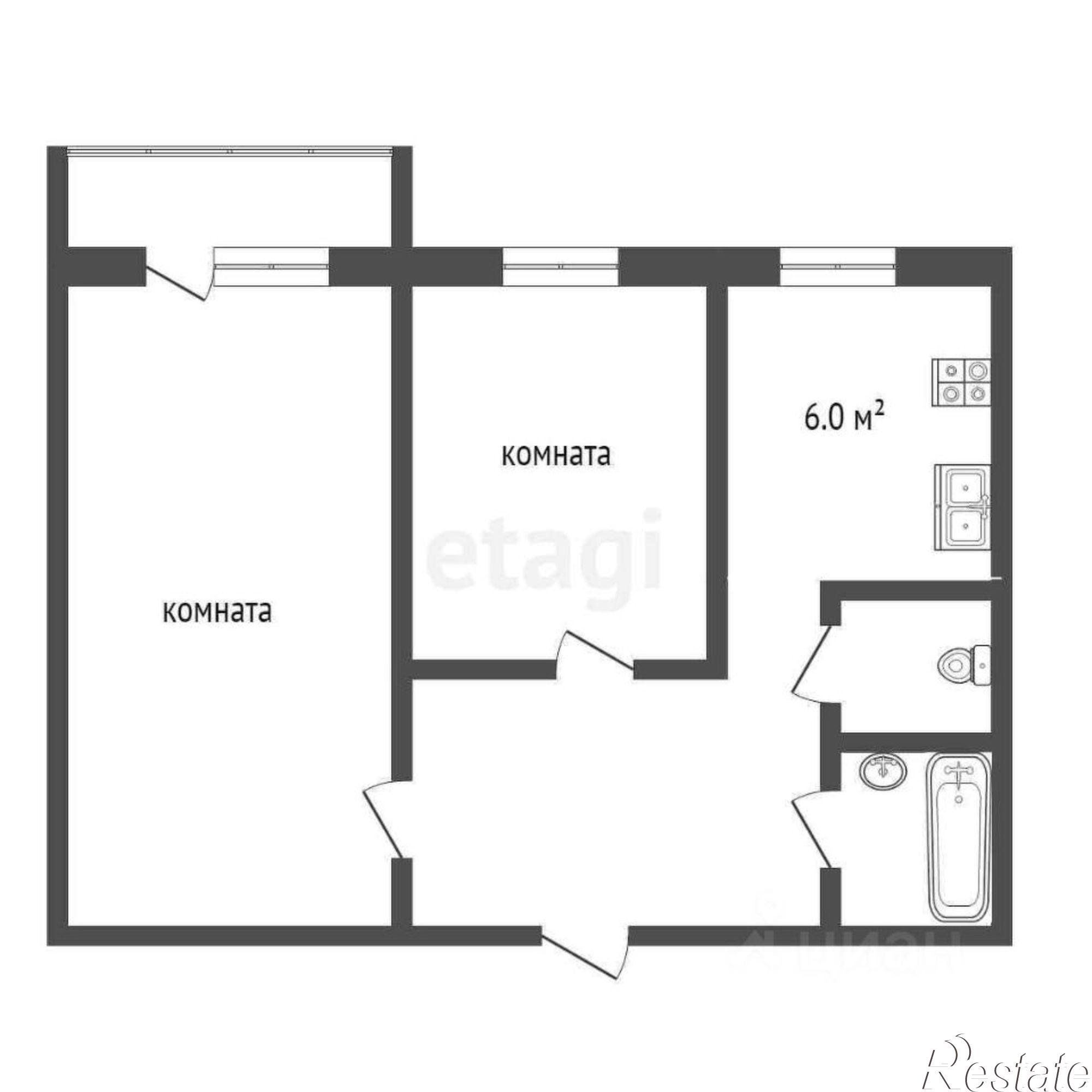 Купить квартиру за 4 650 000 рублей на улица Труфанова, 25