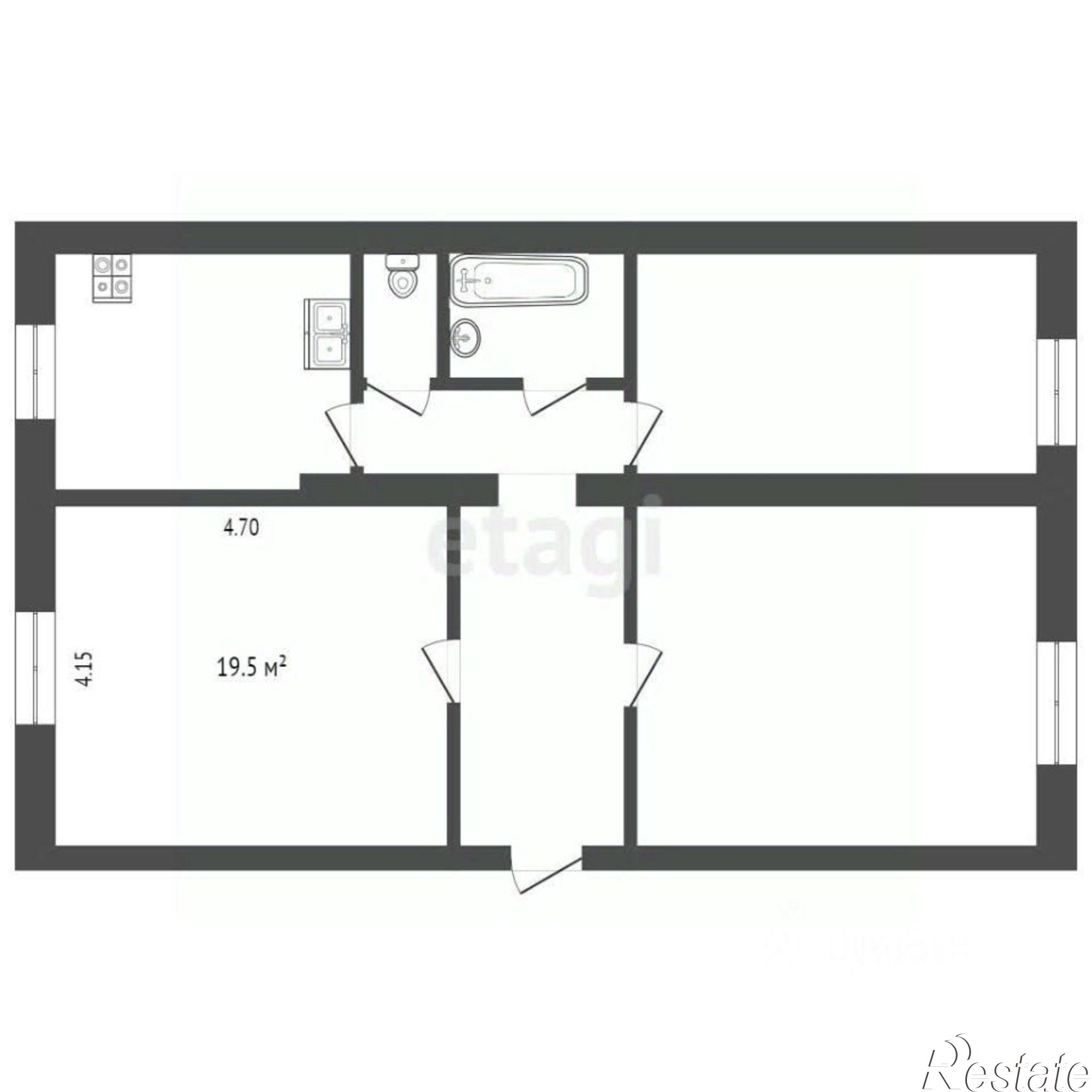 Купить комнату за 800 000 рублей на Балтийская улица, 19