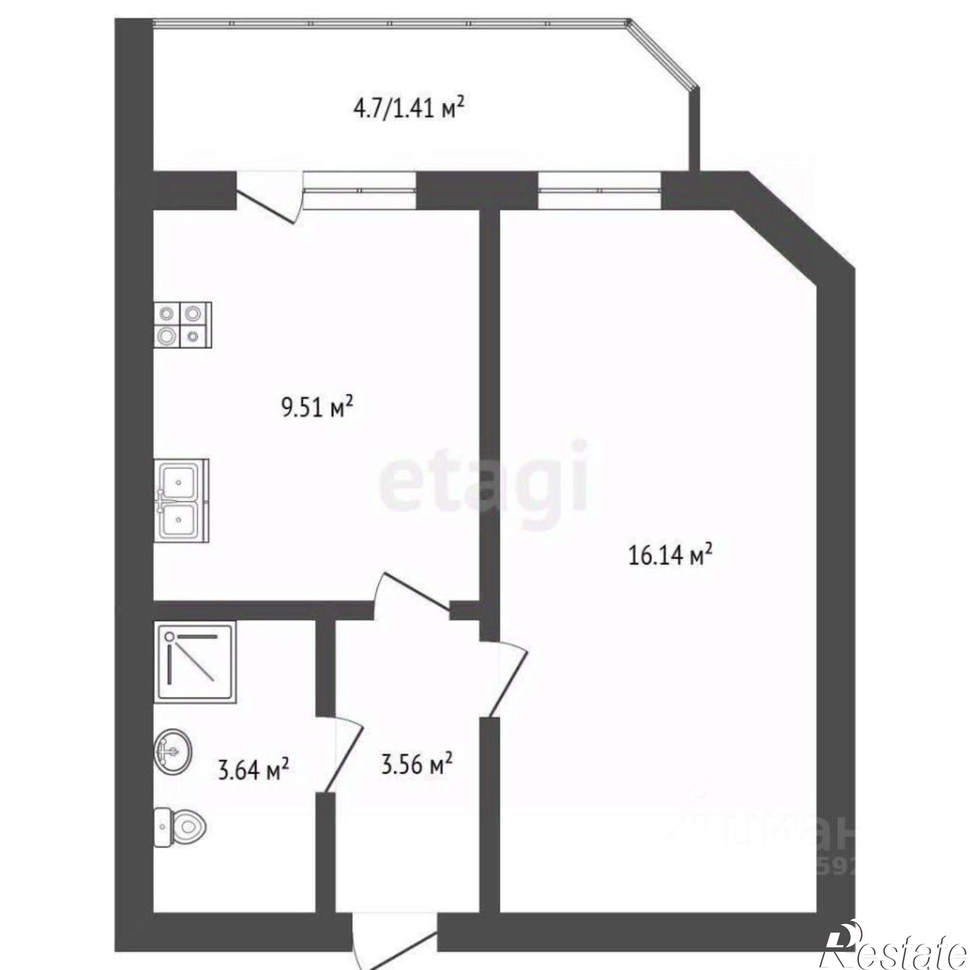 Купить квартиру за 3 450 000 рублей