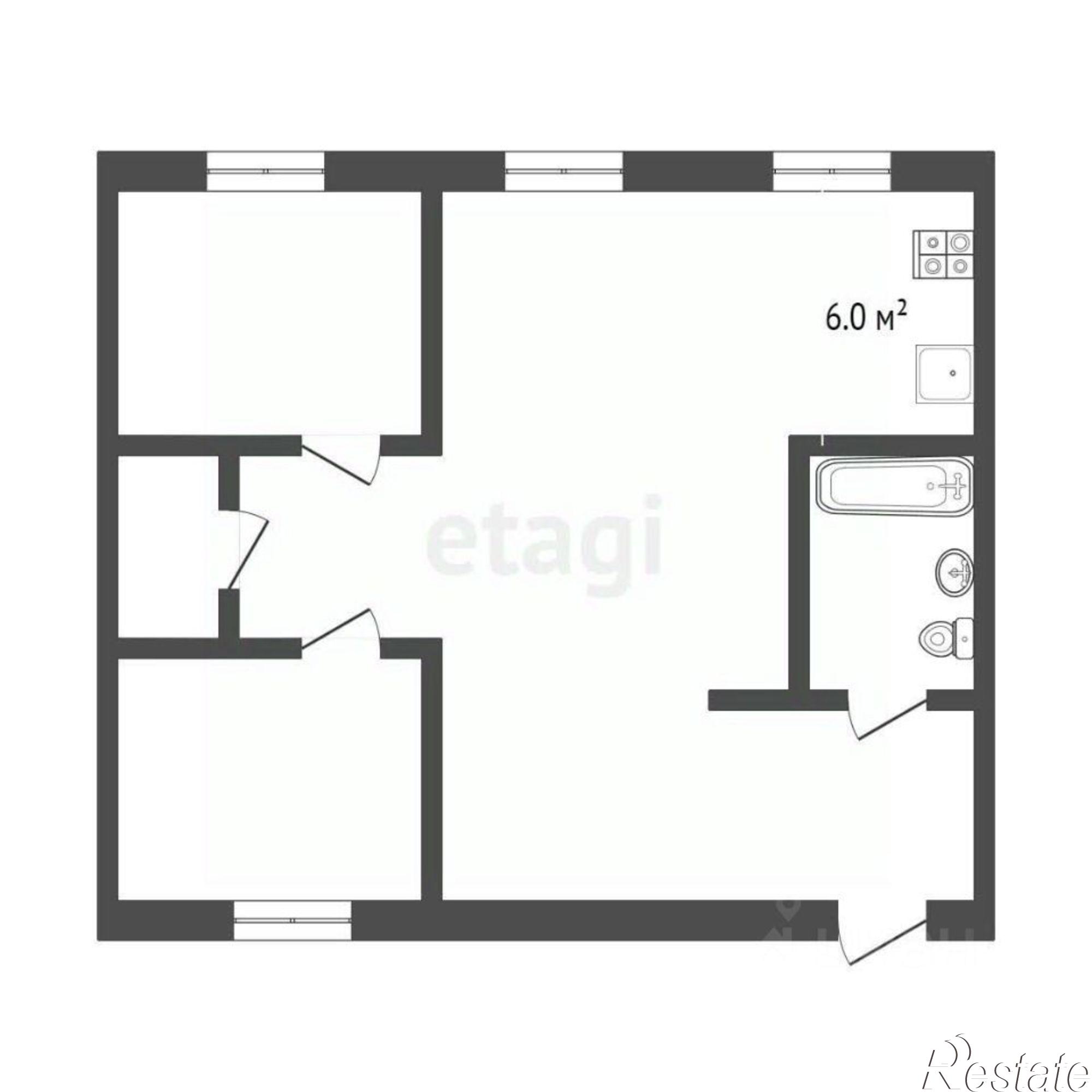 Купить квартиру за 4 700 000 рублей на улица Урицкого, 47