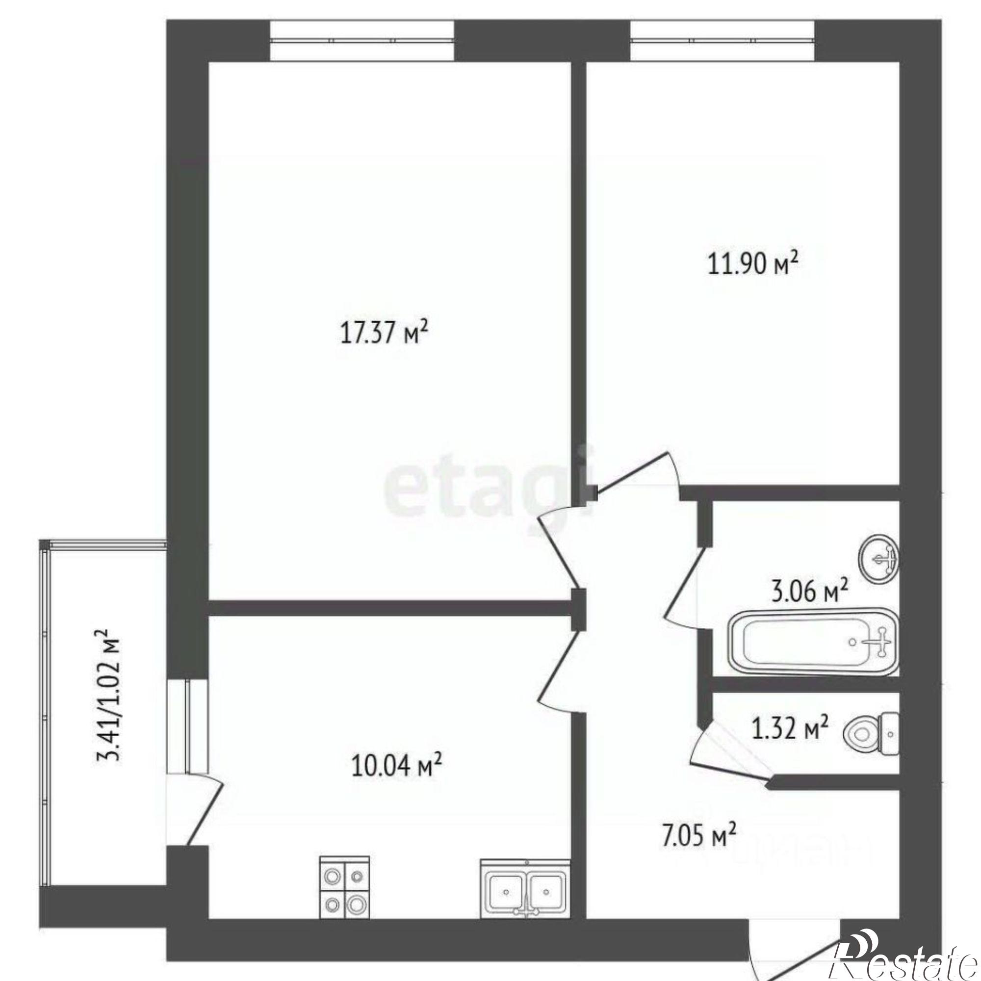 Купить квартиру за 4 870 000 рублей