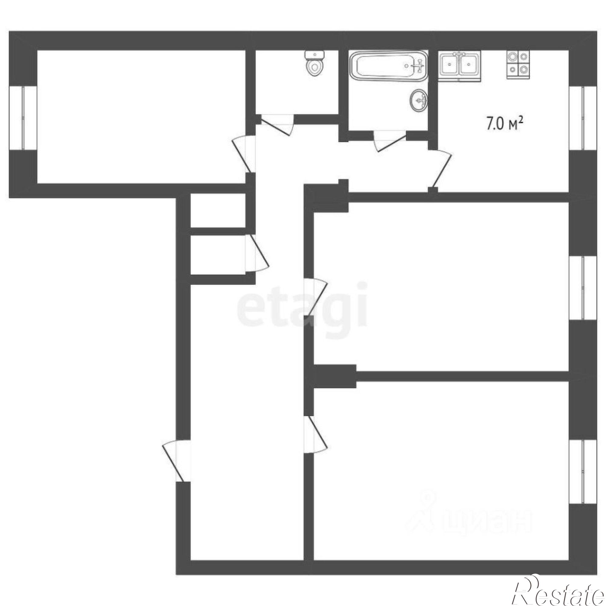Купить квартиру за 13 000 000 рублей на проспект Ленина, 24/78