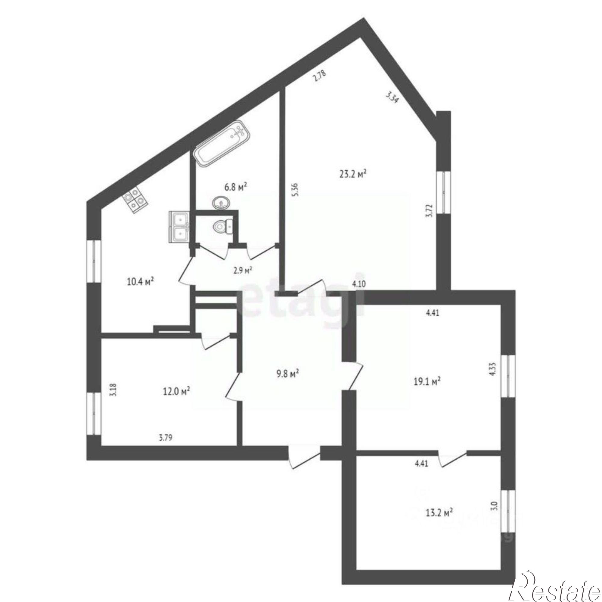 Купить квартиру за 8 499 000 рублей на проспект Ленина, 18/50