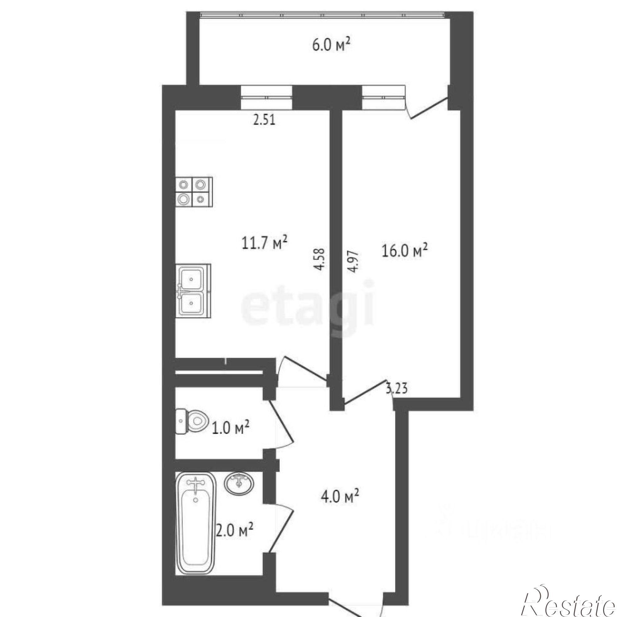 Купить квартиру за 5 500 000 рублей на проспект Машиностроителей, 19А