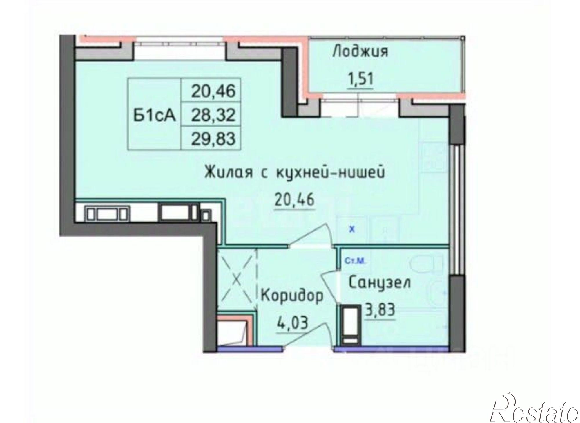 Купить квартиру за 2 650 000 рублей на Дядьковская улица, 8