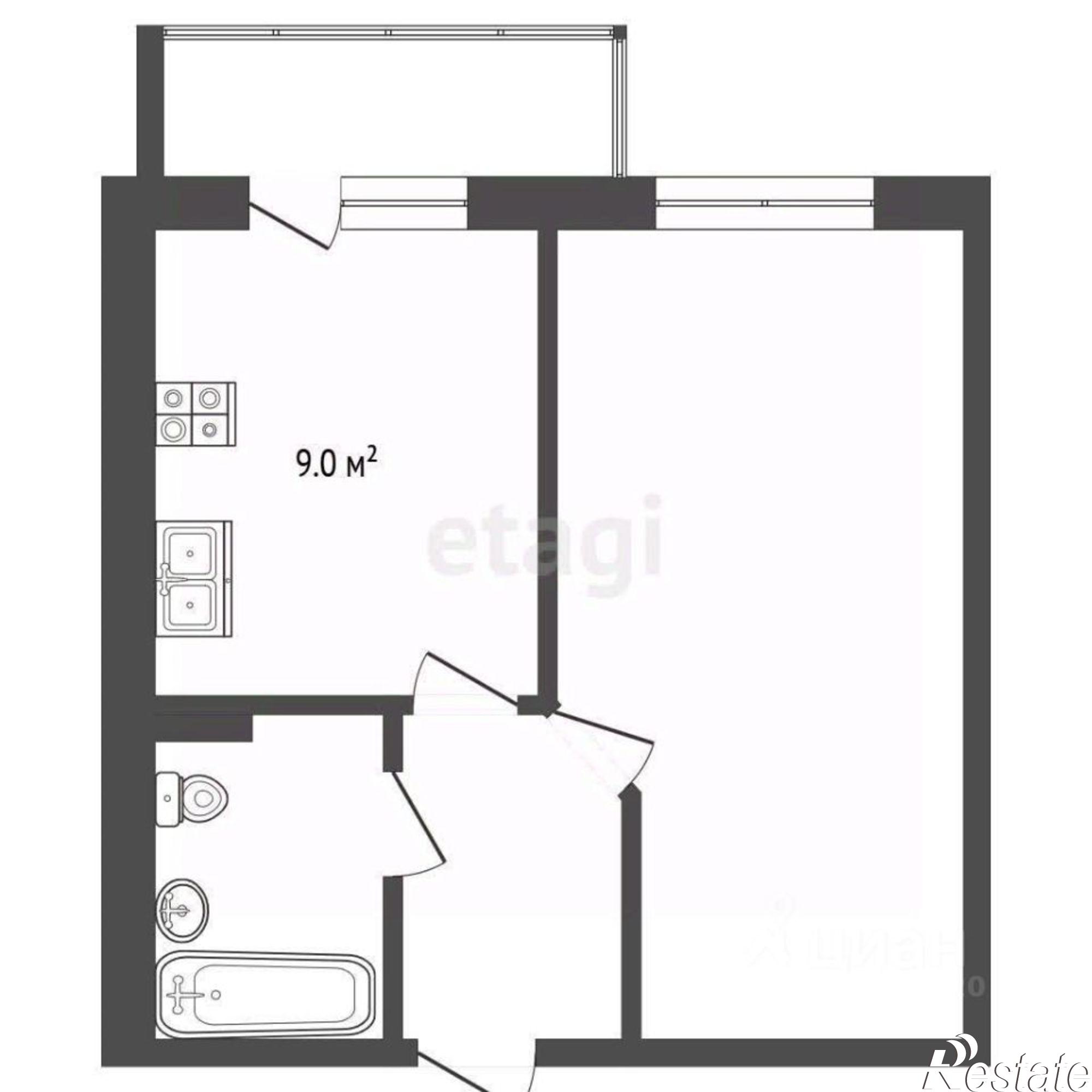 Купить квартиру за 2 950 000 рублей на улица Труфанова, 12