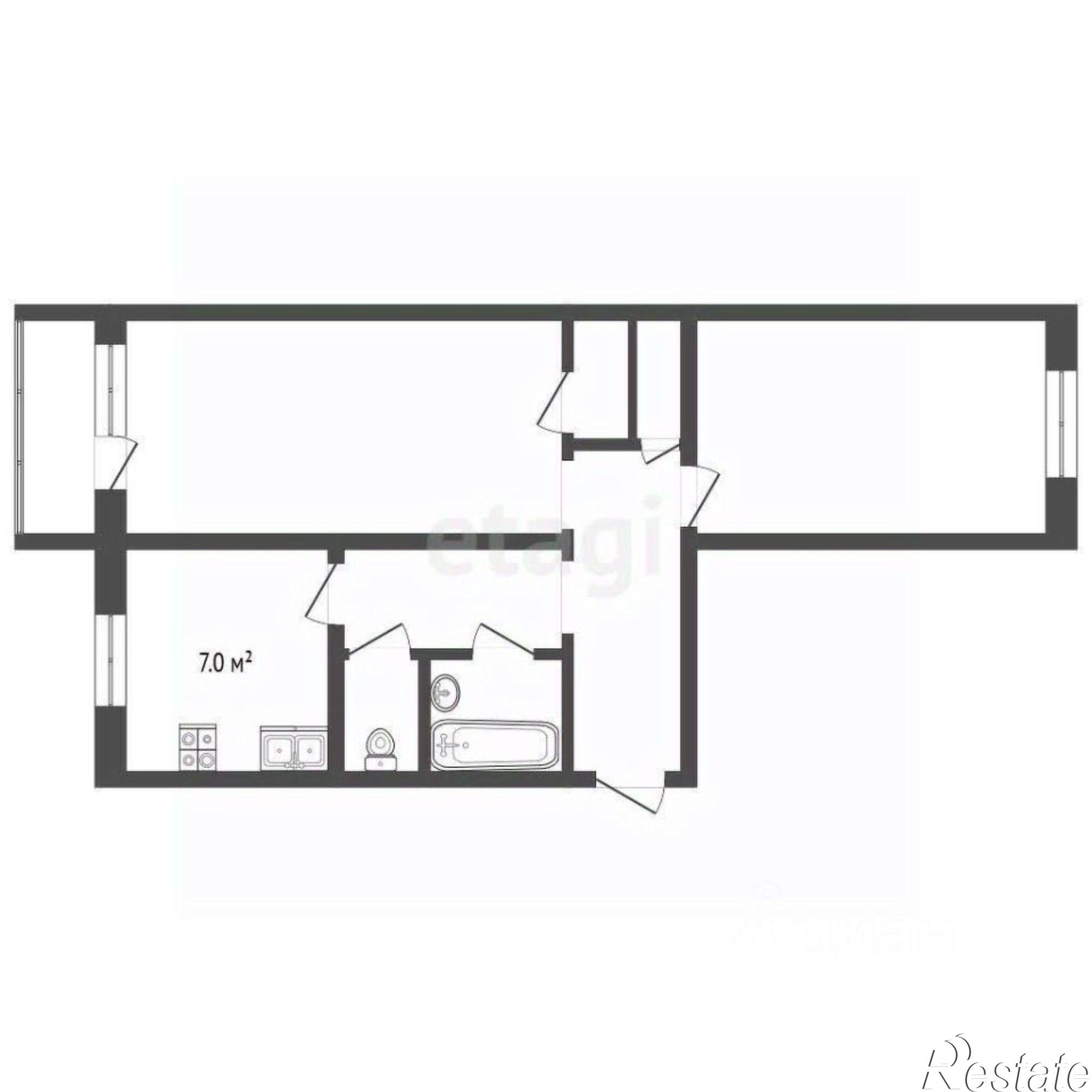 Купить квартиру за 2 800 000 рублей на улица Панина, 32