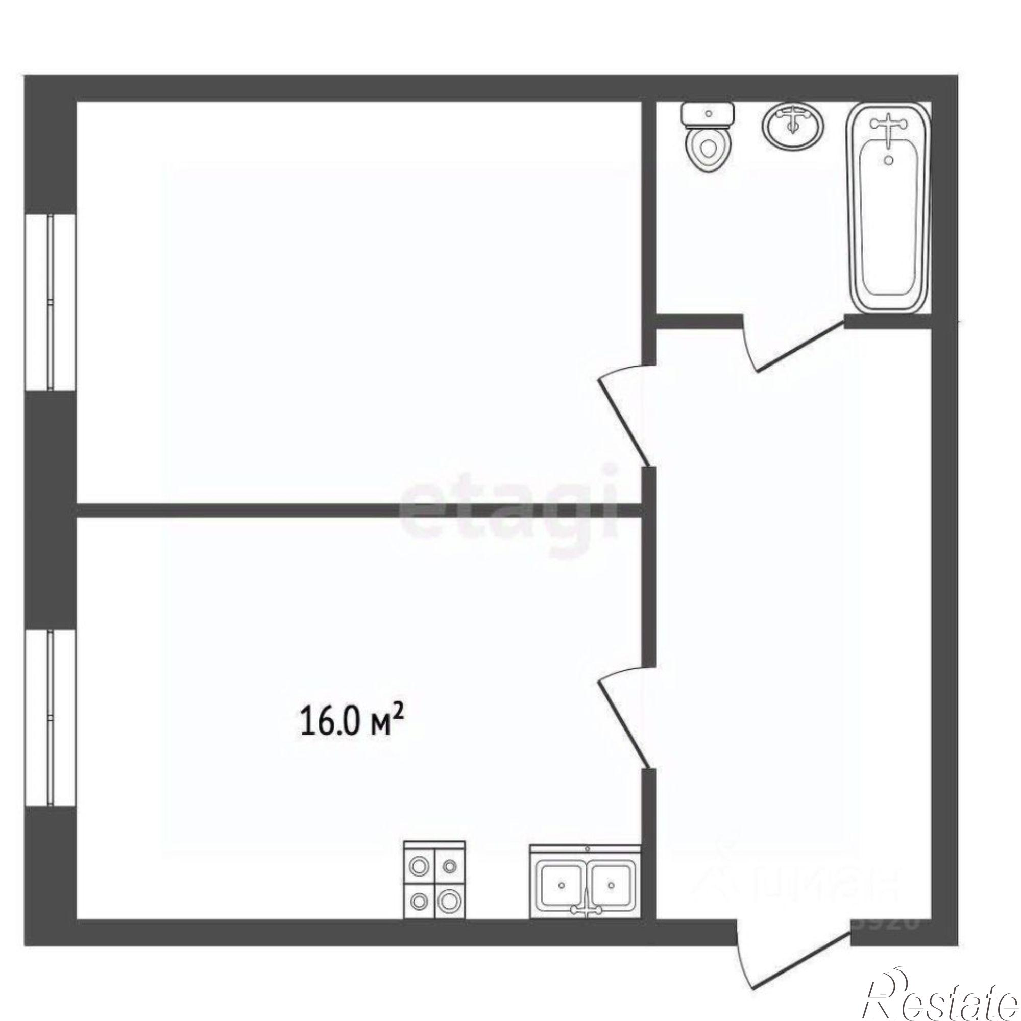 Купить квартиру за 4 500 000 рублей на 4-й Норский переулок, 2