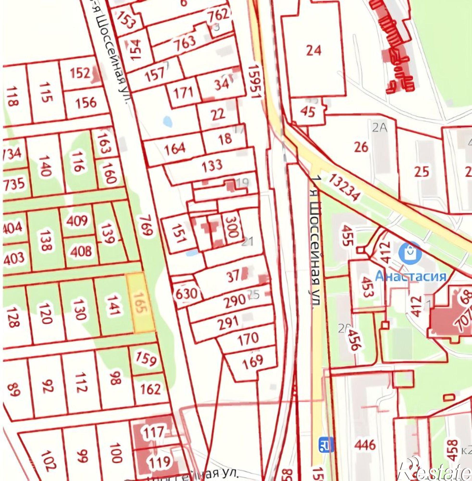 Купить землю, земельный участок за 1 100 000 рублей на 1-я Шоссейная улица, 25