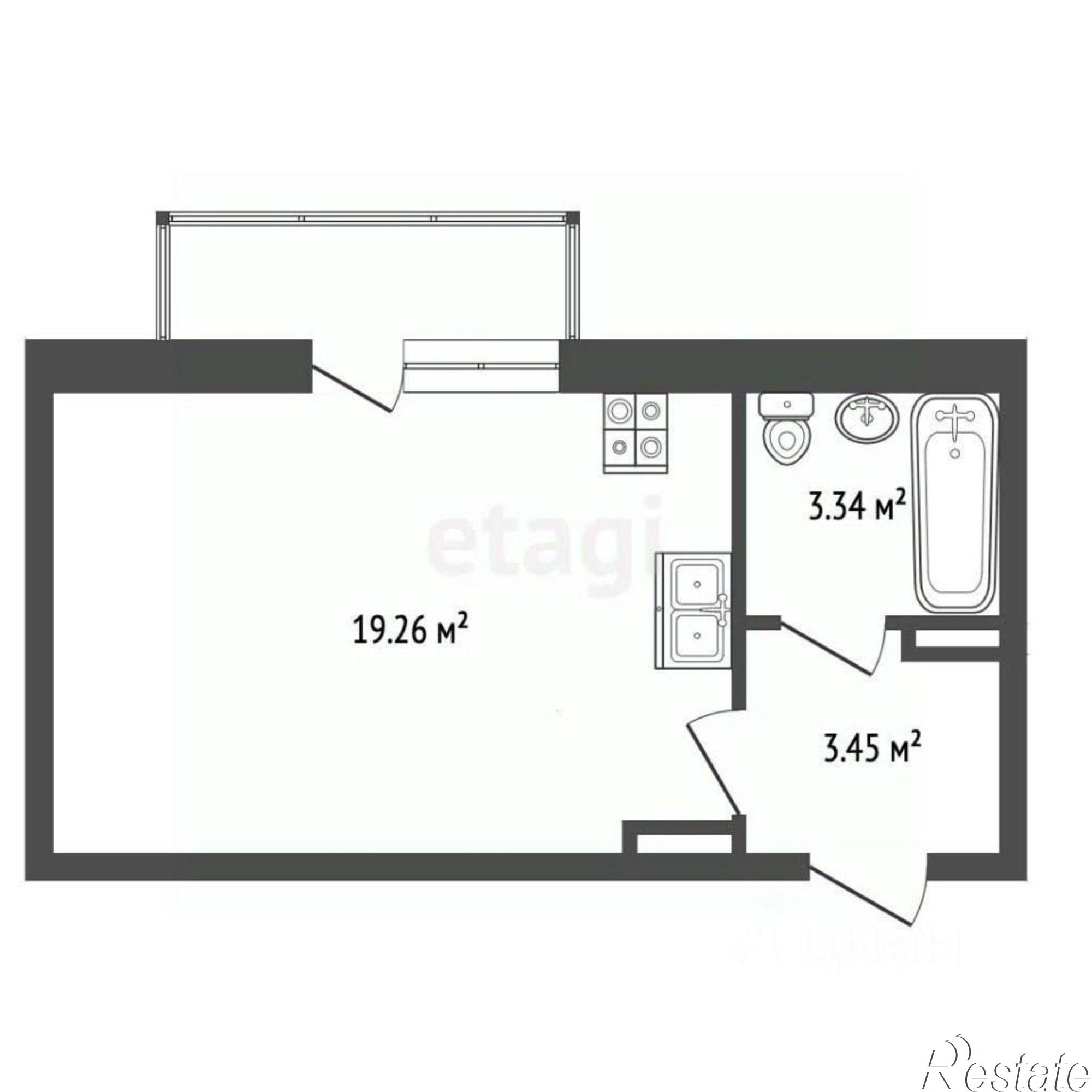 Купить квартиру за 2 050 000 рублей на Брагинская улица, 18 к3