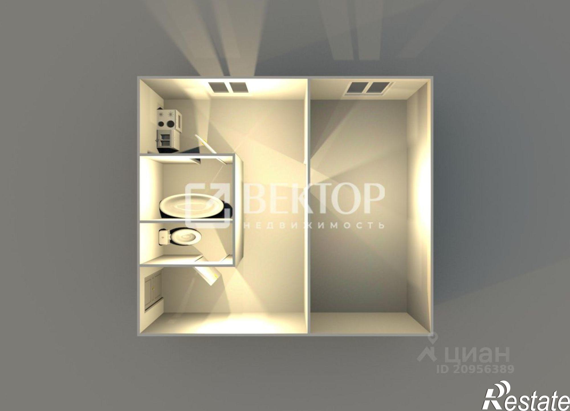 Купить квартиру за 2 349 000 рублей на Спартаковская улица, 5