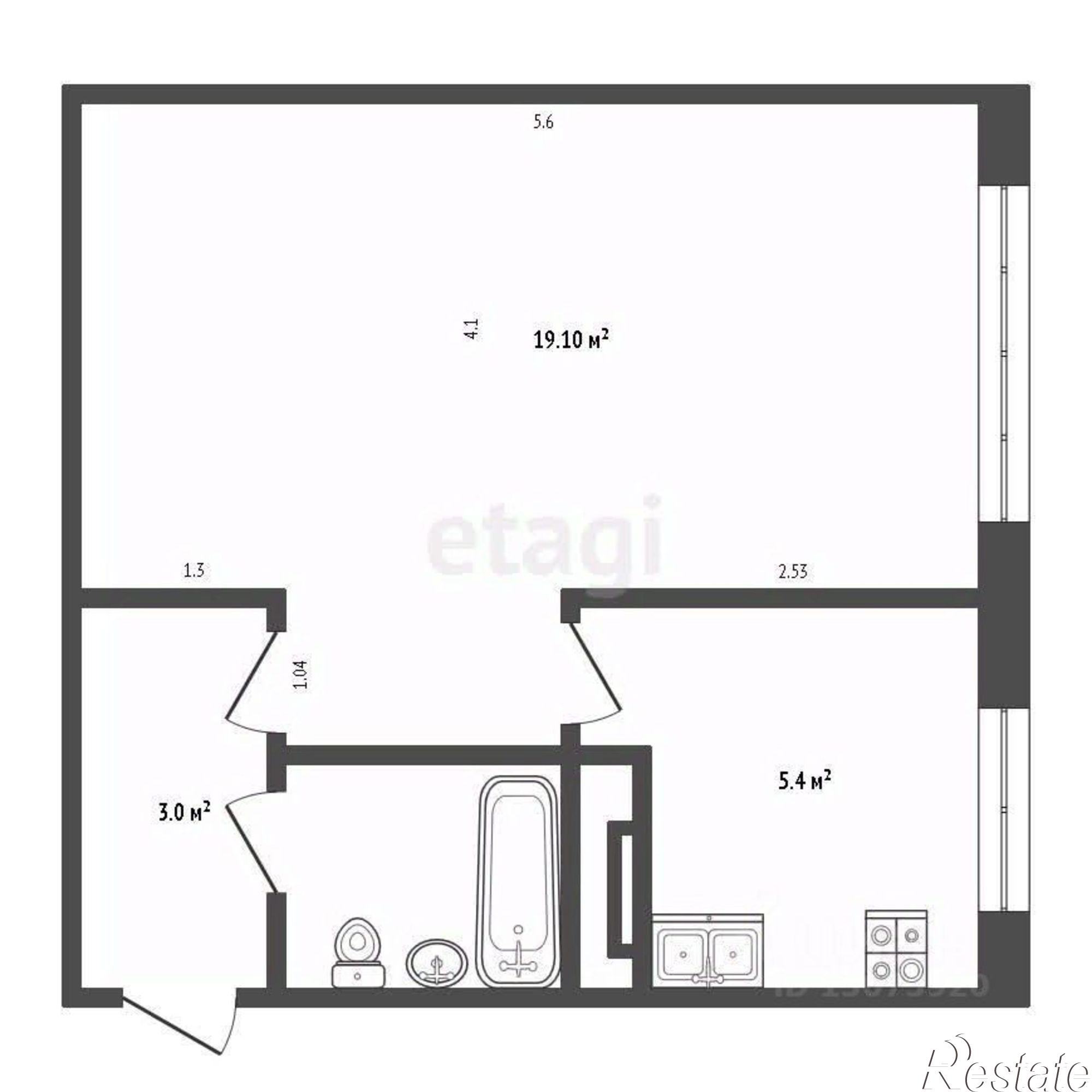 Купить квартиру за 2 050 000 рублей на улица Елены Колесовой, 36