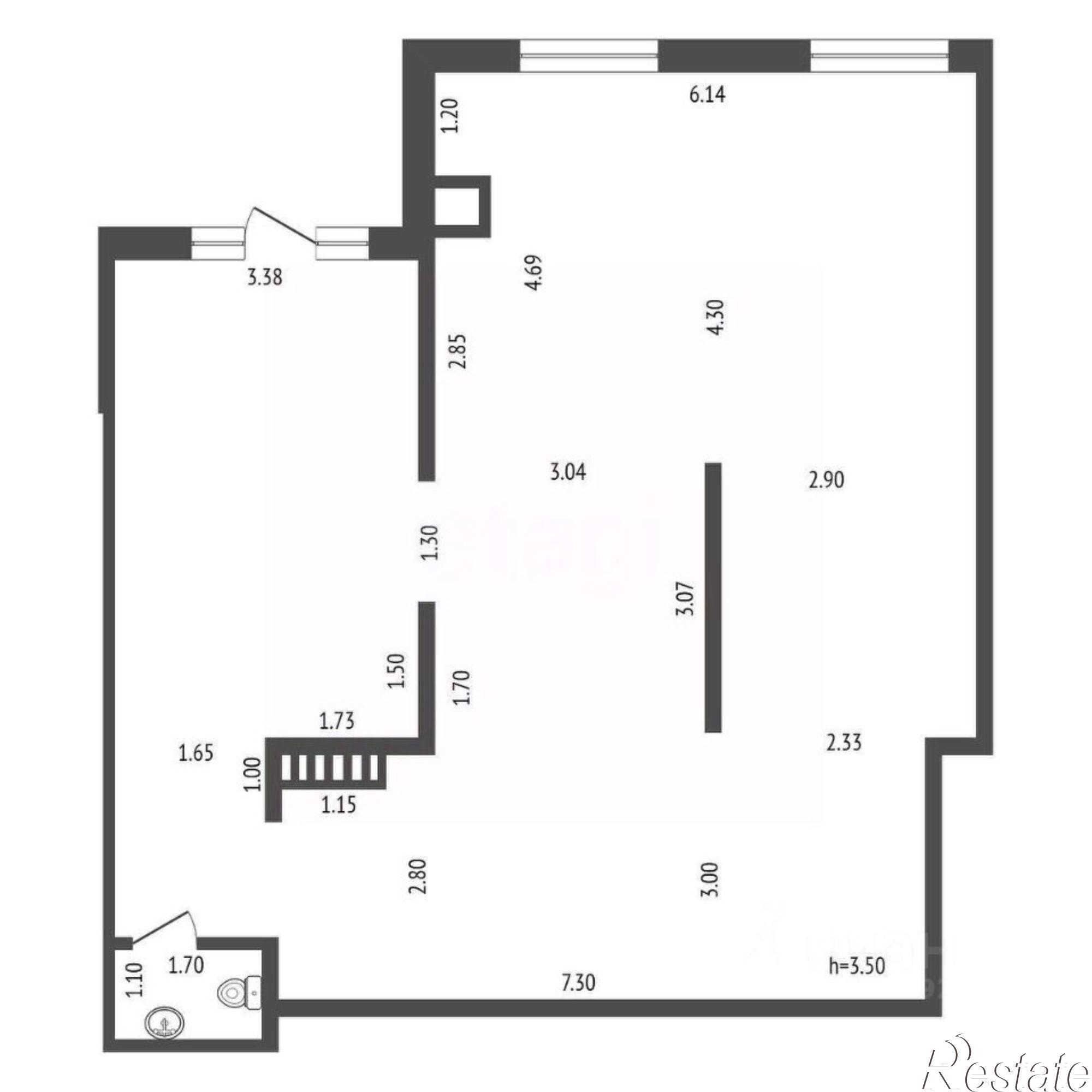 Купить офис, помещение под офис за 15 132 800 рублей на улица Свердлова, 74А