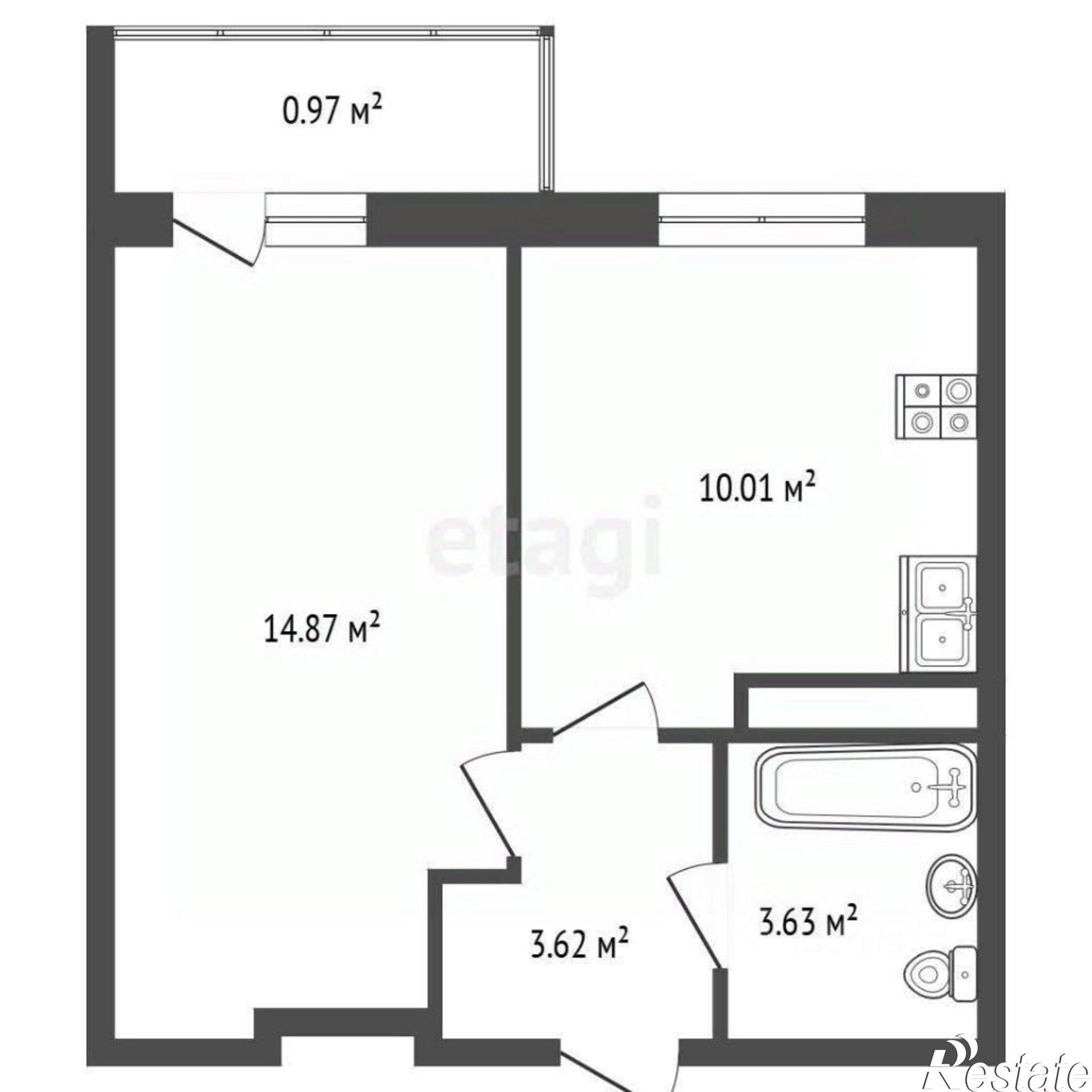 Купить квартиру за 2 600 000 рублей на улица Строителей, 19