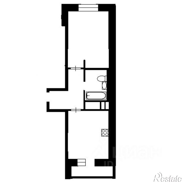 1-комн квартира Ленинградский проспект, 76,  д. 76