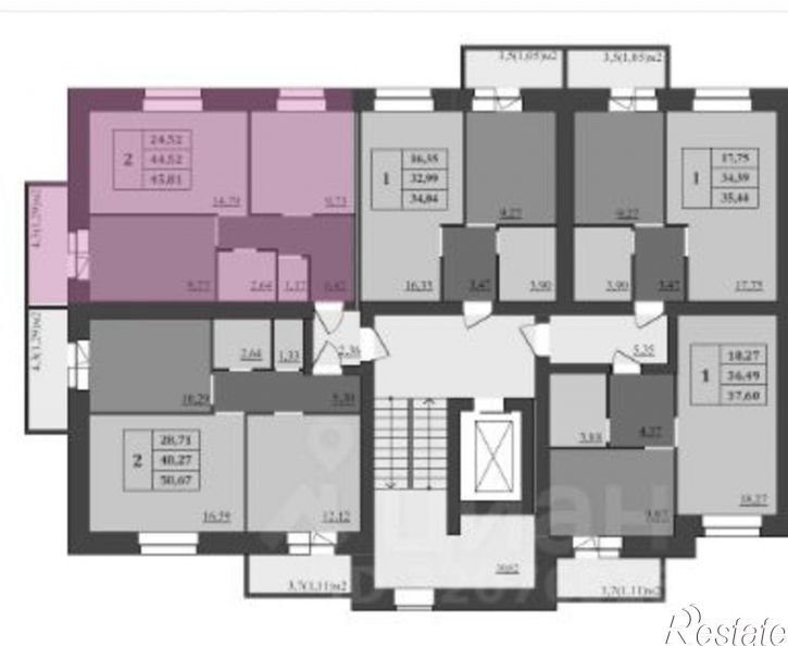 2-комн квартира Ленинградский проспект, 98/2,  д. 98/2