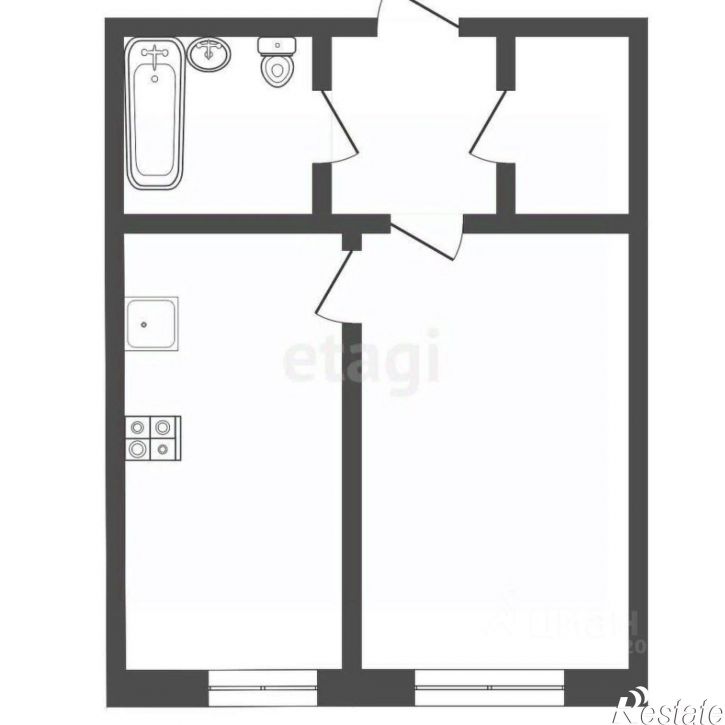 1-комн квартира проспект Ленина, 2,  д. 2