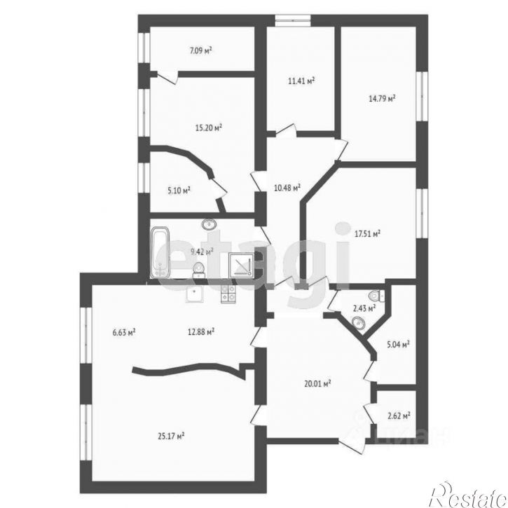 5-комн квартира улица Наумова, 66,  д. 66