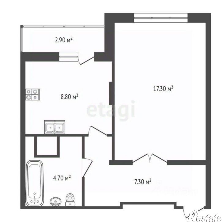 1-комн квартира Брагинская улица, 18 к3,  д. 18 к3